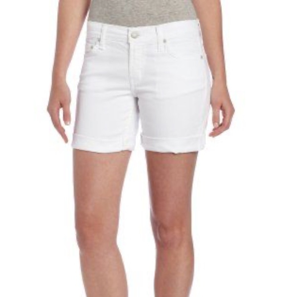 Rolled-Up Boyfriend Jean Shorts